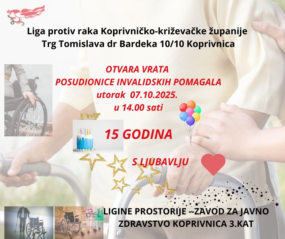 15 godina Ligine Posudionice invalidskih pomagala