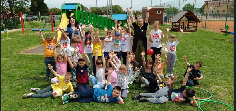 MALI LIGAŠI POSJETILI VRTIĆARCE